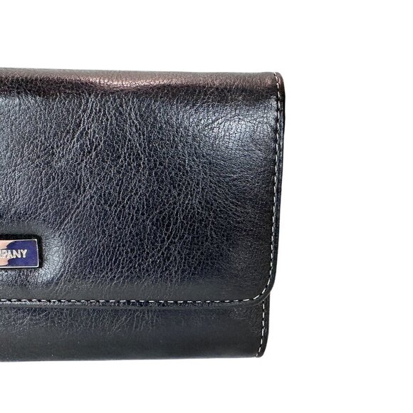 Nine & Co Black Leather Wallet Full Size TriFold NEW OLD STOCK Vintage 90s‎ Tags - Picture 14 of 16